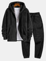Basic Teddy Zip Up Hooded Coat