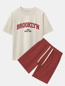 Brooklyn Print Drop Shoulder Oversize T-Shirt