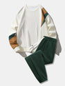 Color Block Crewneck Sweatshirt