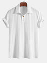 Short Sleeve Jacquard Polo