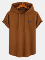 Quilted Waffle Jacquard Overshirt & Drawstring Waffle Jogger Pants