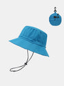 Stowable Quick-drying Bucket Hat With Chin Strap
