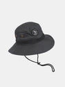 Palm Tree Pattern Bucket Hat With Chin Strap