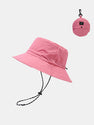 Stowable Quick-drying Bucket Hat With Chin Strap