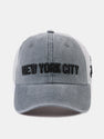 New York Embroidery Mesh Cotton Baseball Cap