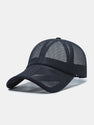 Solid Color Hollow Mesh Baseball Cap