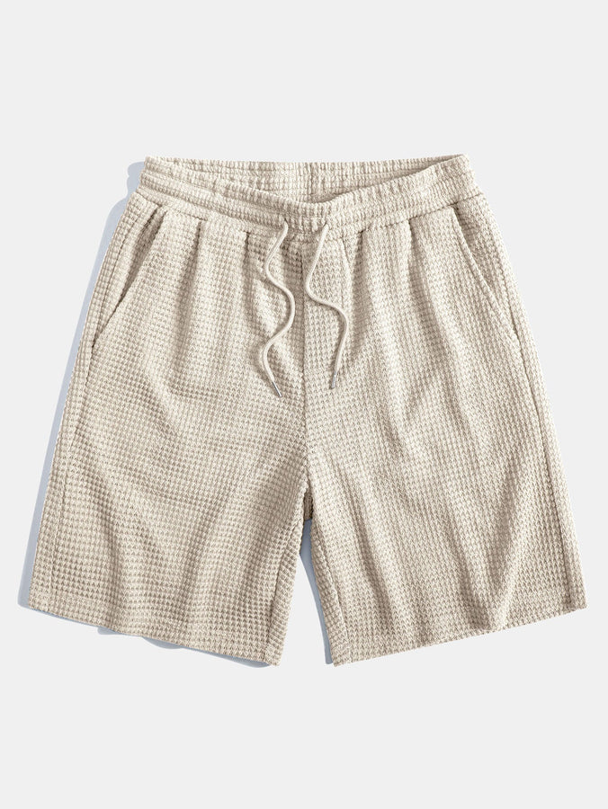Waffle Textured Shorts