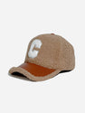 Letter C Plush Baseball Cap