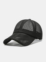 Solid Color Hollow Mesh Baseball Cap