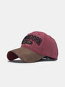 Capricorn Embroidery Washed Distressed Baseball Cap
