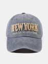 New York Embroidery Cotton Baseball Cap