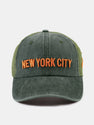 New York Embroidery Mesh Cotton Baseball Cap