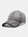 Solid Color Hollow Mesh Baseball Cap
