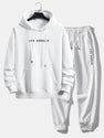 Triangle Mountain Print Relax Fit Crew Neck Sweatshirt