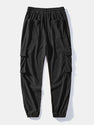 Relax Fit Corduroy Plaid Hooded Shirt & Drawstring Corduroy Cargo Jogger Pants
