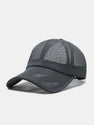 Solid Color Hollow Mesh Baseball Cap
