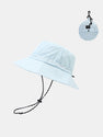 Stowable Quick-drying Bucket Hat With Chin Strap