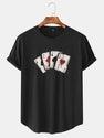 Poker A Print T-Shirt
