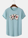 Poker A Print T-Shirt