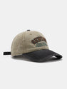 Sewing Slogan Embroidery Washed Baseball Cap