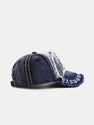 Slogan Embroidery Star Rivets Washed Baseball Cap