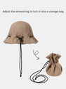 Multi-function Cotton Bucket Hat With Strap