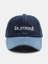 California Embroidery Denim Cotton Baseball Cap