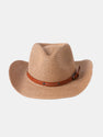 Western Cowboy Style Sun Visor Breathable Straw Hat