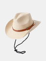 Western Cowboy Style Sun Visor Breathable Straw Hat