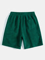 Basketball Bear Print Drop Shoulder Oversize T-Shirt & Shorts