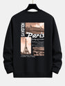 Paris Cityscape Print Relax Fit