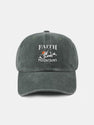 Faith Mountains Pattern Classic Retro Washed Distressed Cotton Baseball Cap