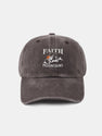 Faith Mountains Pattern Classic Retro Washed Distressed Cotton Baseball Cap