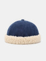 Retro Hip Hop Plush Brimless Hat