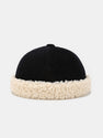 Retro Hip Hop Plush Brimless Hat