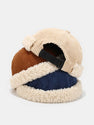 Retro Hip Hop Plush Brimless Hat