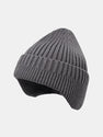 Solid Color Earflaps Warm Knit Beanie HaT