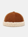Retro Hip Hop Plush Brimless Hat