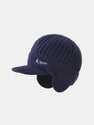 Warm Earflaps Knit Baseball Cap