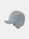 Warm Earflaps Knit Baseball Cap