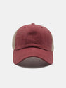 Washed Distressed Mesh Cotton Baseball Cap