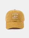 Faith Mountains Pattern Classic Retro Washed Distressed Cotton Baseball Cap