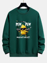 PEW PEW MADAFAKAS Chicken Print Relax Fit