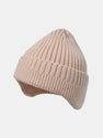Solid Color Earflaps Warm Knit Beanie HaT
