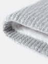 Warm Fleece Lined Knit Beanie Hat Cuffed Cap
