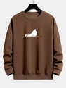 Goose Lying Down Print Relax Fit