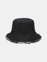 Vintage Distressed Denim Frayed Bucket Hat