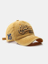 Always Slogan Embroidery Washed Distressed Baseball Cap