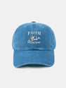 Faith Mountains Pattern Classic Retro Washed Distressed Cotton Baseball Cap