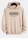 Los Angeles Checkered Print Relax Fit
